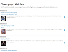 Tablet Screenshot of allaboutchronographwatches.blogspot.com