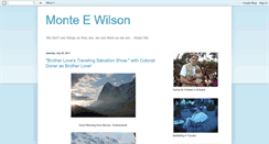 Desktop Screenshot of monteewilson.blogspot.com