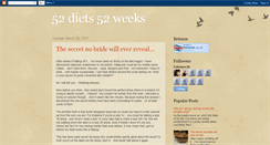 Desktop Screenshot of fiftytwodietsfiftytwoweeks.blogspot.com