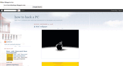 Desktop Screenshot of howtohackapc.blogspot.com