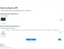 Tablet Screenshot of howtohackapc.blogspot.com