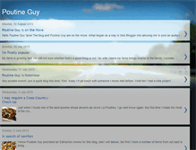 Tablet Screenshot of poutineguy.blogspot.com