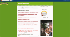 Desktop Screenshot of kambing-edar.blogspot.com