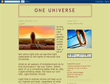 Tablet Screenshot of one-universe.blogspot.com