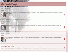 Tablet Screenshot of myguidedogs.blogspot.com