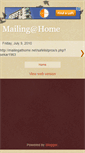 Mobile Screenshot of mailingathome.blogspot.com