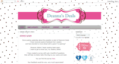 Desktop Screenshot of deannasdeals.blogspot.com
