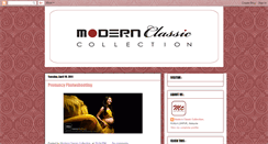 Desktop Screenshot of modernclassiccollection.blogspot.com