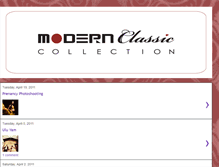 Tablet Screenshot of modernclassiccollection.blogspot.com