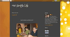 Desktop Screenshot of oursimplelife-kate.blogspot.com