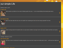 Tablet Screenshot of oursimplelife-kate.blogspot.com
