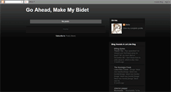Desktop Screenshot of makemybidet.blogspot.com