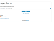 Tablet Screenshot of agnespeeters.blogspot.com