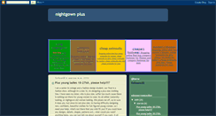 Desktop Screenshot of nightgown-plus.blogspot.com