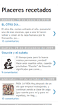 Mobile Screenshot of placeresrecetados.blogspot.com