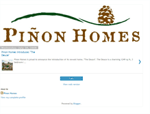 Tablet Screenshot of pinonhomes.blogspot.com