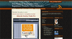 Desktop Screenshot of freerapidshareproducts.blogspot.com