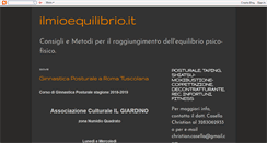 Desktop Screenshot of ilmioequilibrio.blogspot.com