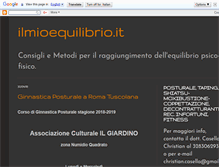 Tablet Screenshot of ilmioequilibrio.blogspot.com