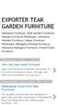 Mobile Screenshot of exporterteakgardenfurniture.blogspot.com