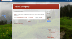 Desktop Screenshot of patrickgdempsey.blogspot.com
