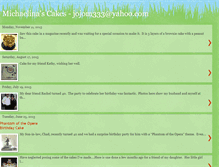 Tablet Screenshot of michaelinascakes.blogspot.com