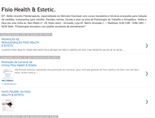 Tablet Screenshot of fisiohealthestetic.blogspot.com