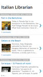 Mobile Screenshot of italianlibrarian.blogspot.com
