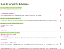 Tablet Screenshot of blogdasandrinhaeducao.blogspot.com