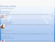 Tablet Screenshot of heelsbagandbaby-heelsbagandbabygirl.blogspot.com