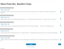 Tablet Screenshot of mbucklin.blogspot.com