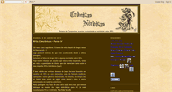 Desktop Screenshot of cronicasnerdicas.blogspot.com