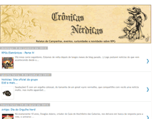 Tablet Screenshot of cronicasnerdicas.blogspot.com