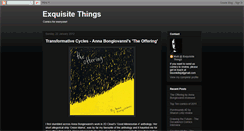 Desktop Screenshot of exquisitething.blogspot.com
