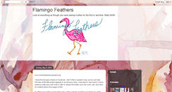 Desktop Screenshot of flamingofeathers-kathy.blogspot.com