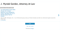 Tablet Screenshot of jwgordonlaw.blogspot.com