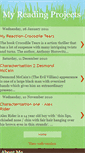 Mobile Screenshot of myreadingproject.blogspot.com