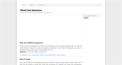 Desktop Screenshot of directline-insurance.blogspot.com