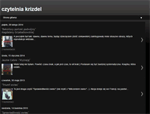 Tablet Screenshot of czytelniakrizdel.blogspot.com