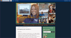 Desktop Screenshot of carolsinafrica.blogspot.com