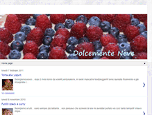 Tablet Screenshot of dolcementeneve.blogspot.com