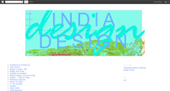 Desktop Screenshot of india-design.blogspot.com
