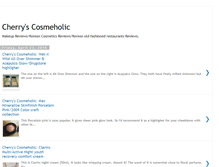 Tablet Screenshot of cherry-cosmeholic.blogspot.com