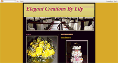 Desktop Screenshot of elegantcreationsbylily.blogspot.com