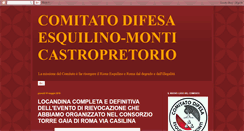 Desktop Screenshot of difesaesquilino.blogspot.com