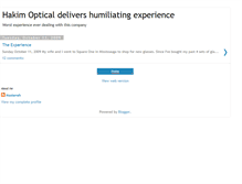 Tablet Screenshot of hakimopticalexperience.blogspot.com