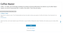 Tablet Screenshot of coffeepassion.blogspot.com