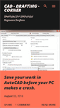 Mobile Screenshot of cad-drafting-corner.blogspot.com