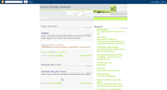Desktop Screenshot of journeythroughseminary.blogspot.com