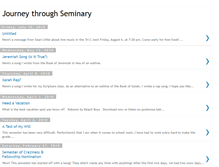 Tablet Screenshot of journeythroughseminary.blogspot.com